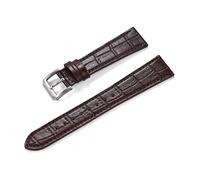 LUGEMA Cinturino for orologio in pelle di bambù classico a sgancio rapido qualità premium for uomo e donna, 16 mm, 18, 19, 20, 21, 22(Coffee,21mm)