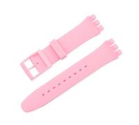 LUGEMA Cinturino In Silicone Compatibile Con Cinturini For Orologi Swatch Da 12 Mm, 16 Mm, 17 Mm, 19 Mm, 20 Mm, Impermeabile, In Gomma, Con Strumenti.(Light pink,20mm)