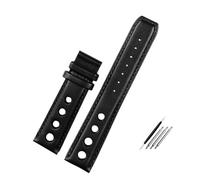 LUGEMA Cinturino In Vera Pelle Compatibile Con Tissot 1853 Sports Watchband Racing PRS516 T91. Strato Superiore In Pelle Bovina Da 20 Mm. Accessori For Cinturino.(Black no buckle)
