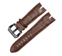 LUGEMA Cinturino in vera pelle da 26 mm compatibile con Roger Dubuis for cinturino serie EXCALIBUR quadrante 42 RDDBEX0405 Accessori uomo(Brown-black)