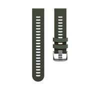 LUGEMA Cinturino sportivo in silicone stile ufficiale da 20 mm a sgancio rapido compatibile con cinturino da polso Garmin Forerunner 55 158 245 245M 645 cinturino(Army Green,For Forerunner 55)