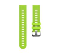 LUGEMA Cinturino sportivo in silicone stile ufficiale da 20 mm a sgancio rapido compatibile con cinturino da polso Garmin Forerunner 55 158 245 245M 645 cinturino(Green,For Forerunner 245)