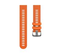 LUGEMA Cinturino sportivo in silicone stile ufficiale da 20 mm a sgancio rapido compatibile con cinturino da polso Garmin Forerunner 55 158 245 245M 645 cinturino(Orange,For Forerunner 245)