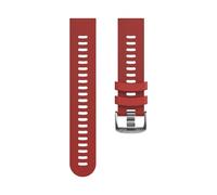 LUGEMA Cinturino sportivo in silicone stile ufficiale da 20 mm a sgancio rapido compatibile con cinturino da polso Garmin Forerunner 55 158 245 245M 645 cinturino(Red,For Forerunner 645)