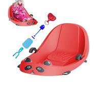 Luges per la Neve | Ergonomico E Amichevole Per La Famiglia | Slittino Per Bambini Con Freno Integrato - per Ragazzi Ragazze in Età Prescolare Colline Innevate Giardino Posteriore Cortile