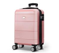 LUGG Set di valigie da viaggio Jetset da 15", 20", 28", 40 cm e 3 pezzi con guscio rigido, resistenti e leggeri, con serratura TSA sicura, ruote lisce a 360°, tasche interne, approvato dalle compagnie