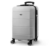 LUGG Set di valigie da viaggio Jetset da 15", 20", 28", 40 cm e 3 pezzi con guscio rigido, resistenti e leggeri, con serratura TSA sicura, ruote lisce a 360°, tasche interne, approvato dalle compagnie