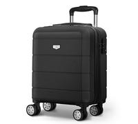 LUGG Set di valigie da viaggio Jetset da 38,1 cm, 50,8 cm, 3 pezzi e 4 pezzi con guscio rigido, resistente e leggero, con serratura TSA sicura, ruote lisce a 360°, tasche interne, approvato dalle