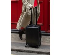 LUGGAGE ALUMINIUM - Valigia Rigida In Alluminio Con Lucchetto TSA E Ruote Multidirezionali Nero