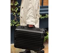 LUGGAGE ALUMINIUM - Valigia Rigida In Alluminio Con Lucchetto TSA E Ruote Multidirezionali Nero