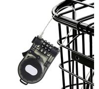 Luggage Cable Lock,3-Digit Security Combination Tool | Adjustable Bike Cable Lock - Outdoor Bicycle Scooter Skiing Backyard Garden Travel Camping