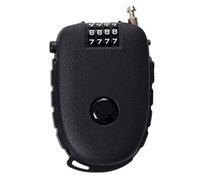 Luggage Cable Lock - Retractable Wire Lock, 4-Digit Combination Security | Suitcase Gym Locker, Camera and Kayak Protection for luggage, backpacks, helmets, school, and travel use