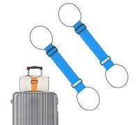 Luggage Connector Straps, Multi Use Strong Adjustable Luggage Connector Straps for Stacking & Easy Handling (Blue,2pcs)