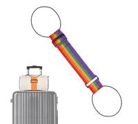 Luggage Connector Straps, Multi Use Strong Adjustable Luggage Connector Straps for Stacking & Easy Handling (Rainbow,1pcs)