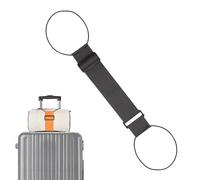 Luggage Connector Straps, Multi Use Strong Adjustable Luggage Connector Straps for Stacking & Easy Handling (Black,1pcs)