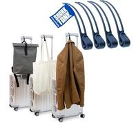 Luggage Hook Ganci da viaggio per giacca e borsa (4 pezzi). - I ganci utili per valigie possono contenere accessori da viaggio fino a 10 kg, fantastici regali per viaggiatori e compagni di volo