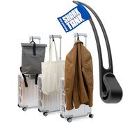 Luggage Hook Gancio per valigia per giacca e borsa (1 pezzo.) - L'utile gadget da viaggio può contenere articoli da viaggio fino a 10 kg, regalo da viaggio per amanti dei viaggi e compagni di volo, 1