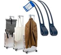 Luggage Hook Gancio per valigia per giacca e borsa (2 pezzi) - Gli utili gadget da viaggio per aeroplano possono contenere oggetti da viaggio fino a 10 kg, regalo da viaggio per amanti dei viaggi e