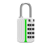Luggage Locks,6.9x3cm Waterproof Keyless Door Padlock | Outdoor Waterproof Padlock | Nighttime Password Visibility For Garage Gate Hiking Moving Office Outdoor Patio Porch Warehouse