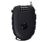 Luggage Locks Long Cable - ABS + Steel Wire Rope 3.74 Inch | Retractable Cable Lock | Combination Retractable Travel Cabl? Lock | 4 Digit Combination Steel Cabl? Loc? Locks per Suitca portatile