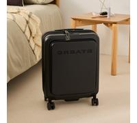 LUGGAGE STUDIO POCKET - Valigia Rigida Espandibile In Policarbonato Adatta Alle Compagnie Low Cost Con Lucchetto TSA Nero