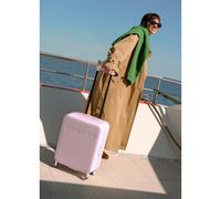 CREATE Valigia rigida in policarbonato 39x23x54 cm Lucchetto TSA 4 ruote multidirezionali Lavanda