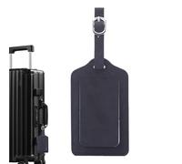 Luggage Tags - Etichette per bagagli - Funny Anti-Loss Travel Tags For Suitcases With Humanized Hole Design - PU Leather Portable ID Labels For Flight, Cruise, Business Trips, Daily Travel Use