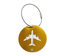 Luggage Tags - Round Name Travel Labels For Suitcase Backpack Identificatio