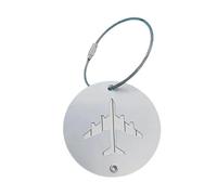 Luggage Tags - Round Name Travel Labels For Suitcase Backpack Identificatio