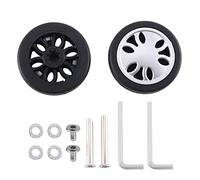 Luggage Wheels Replacement 50 mm x 13 mm Kit universale Environmentally Friendly Luggage Repair 1 paio