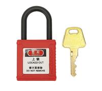 Luggi di sicurezza Logout del blocco di sicurezza in acciaio industriale a prova di polvere con 1 chiave per attrezzatura elettrica delle valvole industriali