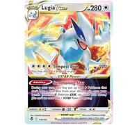 Lugia VSTAR 139/195 Rara carta Pokemon VSTAR (SWSH Silver Tempest) + 1 x TitanCards® Toploader