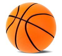 LuGirlre Silent 2025 Upgraded Version Dribbling Indoor Mute Ball,Improved Quiet Airless Foam Basketball High-Density Lightweight Training Ball (arancione)