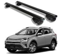 LUGIWN Barre Portatutto per Toyota RAV4 2013 2014 2015 2016 2017 2018, Barre Portapacchi per Auto, Portapacchi da Tetto per Viaggi, Vacanze, Uso Quotidiano,Black