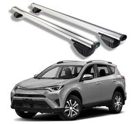 LUGIWN Barre Portatutto per Toyota RAV4 2013 2014 2015 2016 2017 2018, Barre Portapacchi per Auto, Portapacchi da Tetto per Viaggi, Vacanze, Uso Quotidiano,Silver