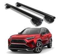 LUGIWN Barre Portatutto per Toyota RAV4 2019 2020 2021 2022 2023 2024 2025, Barre Portapacchi per Auto, Portapacchi da Tetto per Viaggi, Vacanze, Uso Quotidiano,Black