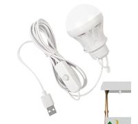 Lugno USB LED - lampadina USB | Lampada alimentata da USB, bagliore della da 5 V, illuminatore da campeggio a LED, luce portatile sospesa, lanterna cablata per casa, forniture di avventure