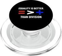 L'uguaglianza è maggiore della divisione Antirazzismo Matematica Humor Fair PopSockets PopGrip per MagSafe