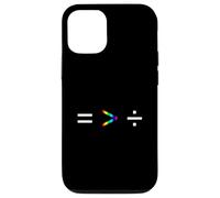 L'uguaglianza è maggiore della divisione Semplice Equazione Arcobaleno Custodia per iPhone 12/12 Pro