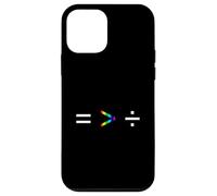 L'uguaglianza è maggiore della divisione Semplice Equazione Arcobaleno Custodia per iPhone 12 mini
