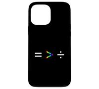 L'uguaglianza è maggiore della divisione Semplice Equazione Arcobaleno Custodia per iPhone 13 Pro Max