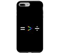 L'uguaglianza è maggiore della divisione Semplice Equazione Arcobaleno Custodia per iPhone 7 Plus/8 Plus