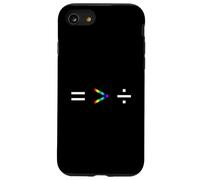 L'uguaglianza è maggiore della divisione Semplice Equazione Arcobaleno Custodia per iPhone SE (2020) / 7/8