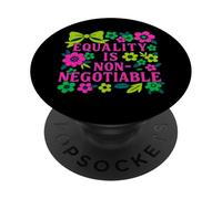L'uguaglianza è un design retrò coquette non negoziabile PopSockets PopGrip Adesivo