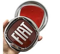 luguanglian Set di Emblemi Auto Anteriore e Posteriore Compatibile con la Fiat 500-12cm/9.5cm Anteriore, 9.5cm Posteriore - Installazione Facile: Adesivo o Fibbie,Front Grill-12.0 cm