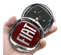 luguanglian Set di Emblemi Auto Anteriore e Posteriore Compatibile con la Fiat 500 2007-2025 - 12cm/9.5cm Anteriore, 9.5cm Posteriore - Installazione Facile: Adesivo o Fibbie,Front Grill-9.5 cm