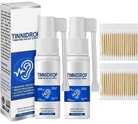 Luhaka Tinnidrop Spray per sollievo dall'acufene, 2023, nuovo sollievo dall'acufene per orecchie che suonano, spray per la cura della pulizia del cerume - Stop all'acufene (2 pezzi)