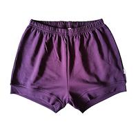 LUHAYESA Qualità 95% Cotone Elastico Iyengar Yoga Shorts Uomini Donne Iyengar Shorts, Viola scuro, M