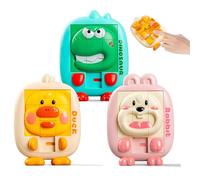 LUHOCIY 3 Pezzi Giochi di Puzzle Scorrevoli, Puzzle per Bambini 3 Anni, Giochi di Puzzle Interattivi Adatto per l'educazione Precoce dei Bambini, Sicuro e non Tossico Materiale Durevole