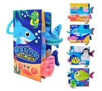 LUHOCIY Libri di Stoffa per Neonati, Libro per Neonato, Adatto a Promuovere lo Sviluppo Cerebrale/il Riconoscimento Dei Colori/la Coordinazione Occhio-mano